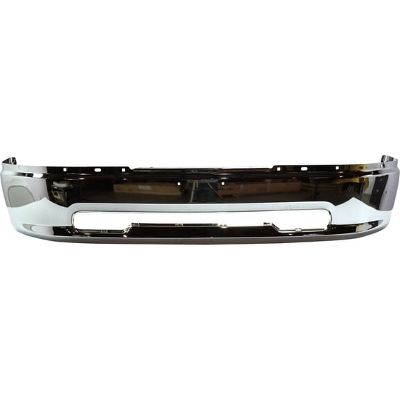 Geelife Front Bumper For 2009-10 Ram 1500 2011-12 1500 Chrome Steel