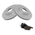 thumbnail image 1 of Geelife Front Ceramic Brake Pad Performance Coated Rotor Kit w/Chemicals, 1 of 9