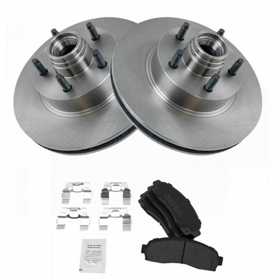 Geelife Front Ceramic Brake Pad & Rotor Kit For Ford 03-11 Ranger Mazda 03-09 B2300