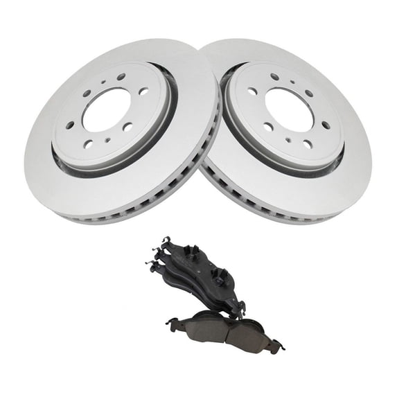 Geelife Front Ceramic Brake Pads & G-Coated Rotors Kit For Expedition Navigator SUV