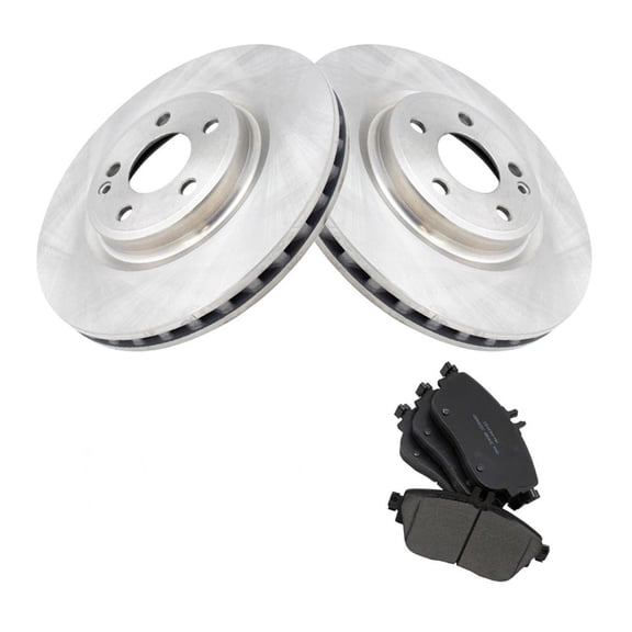 Geelife Front Ceramic Disc Brake Pad & Rotor Kit w/Chemicals for MB CLA250 GLA250