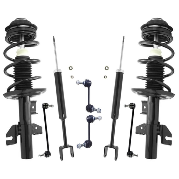 Geelife Front Complete Struts & Rear Shocks Sway Bar Links For 13-16 Dodge Dart Sedan