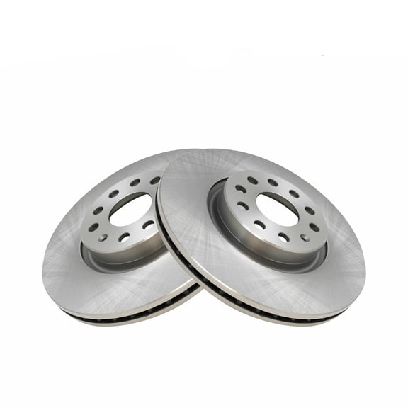 Geelife Front Disc Brake Rotor Pair For Audi Volkswagen