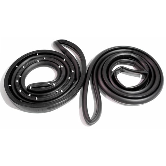 Geelife Front Door Seal Rubber Weatherstrip Pair Set for LeSabre Deville Impala Delta 88