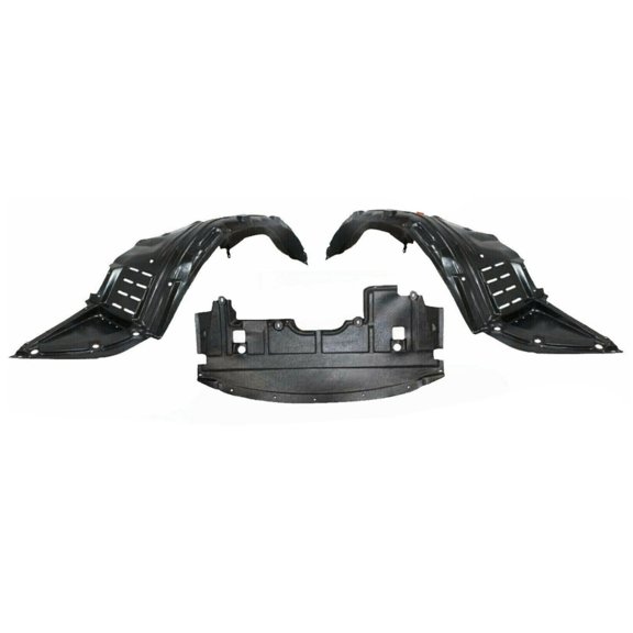 Geelife Front Engine Splash Shield Cover + Fender Liner Left & Right For 2009-14 Maxima