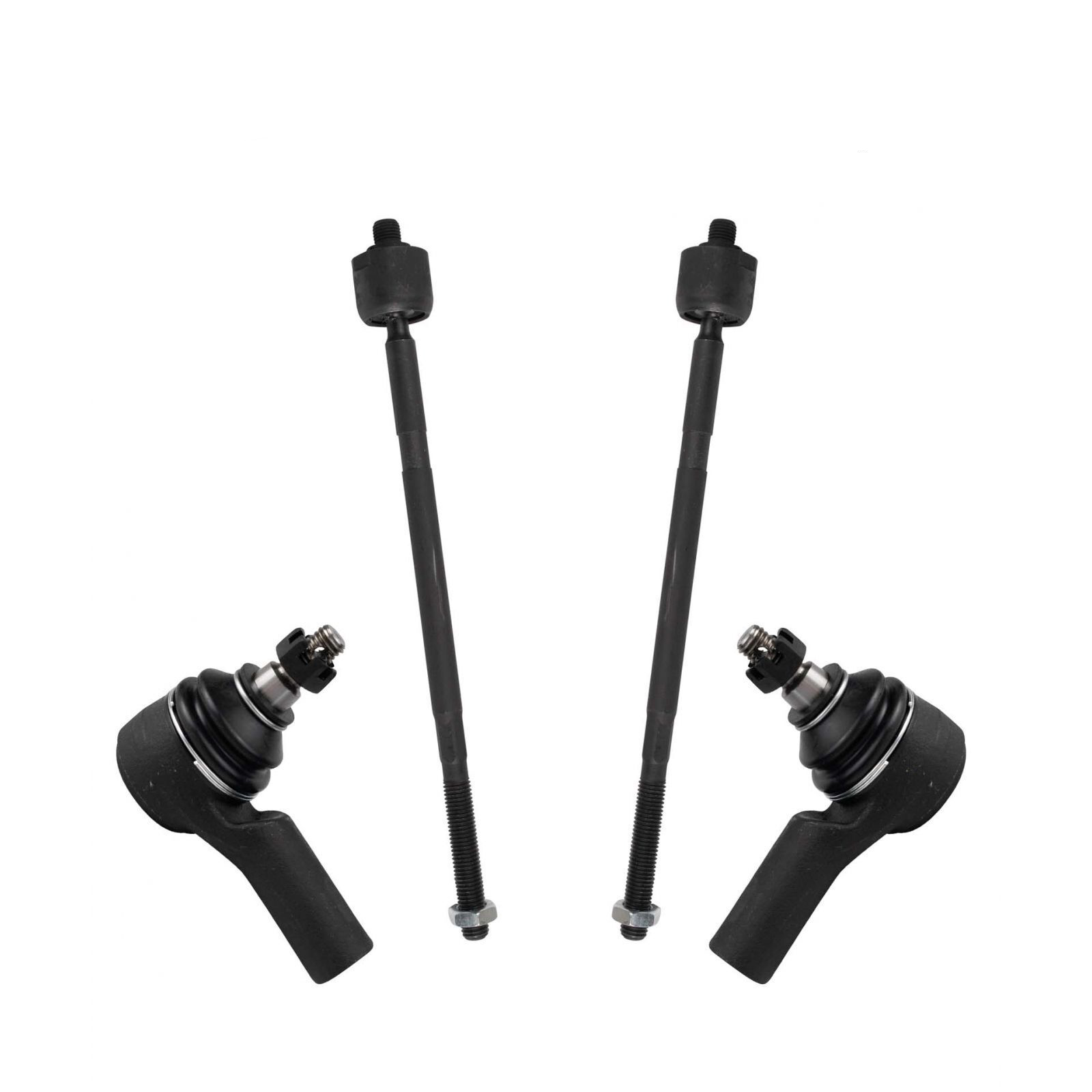 Geelife Front Inner Outer Tie Rod End Steering Kit 4pc Set For 2010