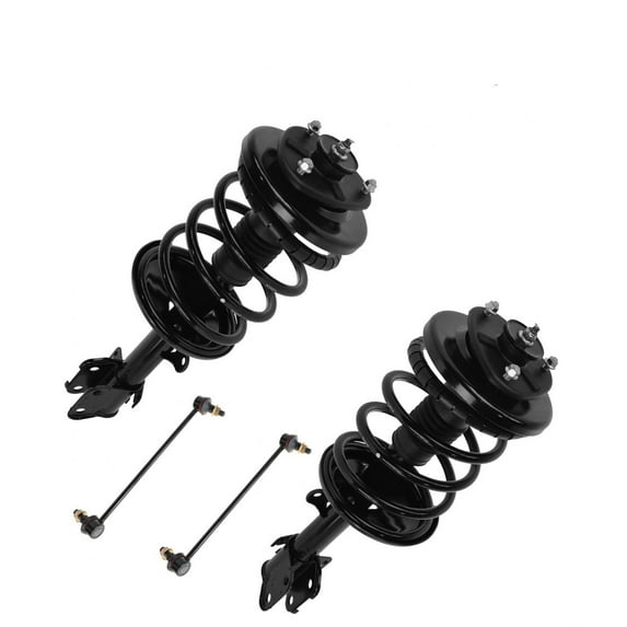 Geelife Front Loaded Quick Complete Strut Spring Assembly Sway Bar End Kit Set 4pc