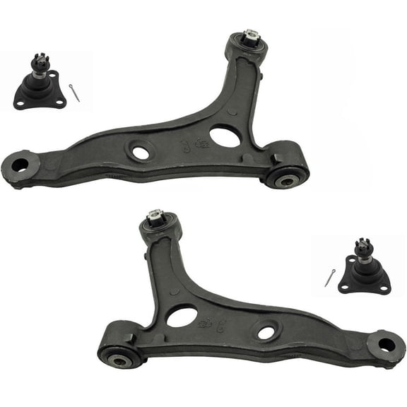 Geelife Front Lower Control Arms Bushings For Ram 14-23 Ram Promaster 1500 2500 35 4Pc