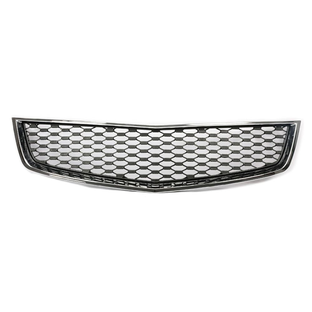 Bumper Face Bar Grille Kit for Chevrolet for Equinox 2010-2015, Chrome