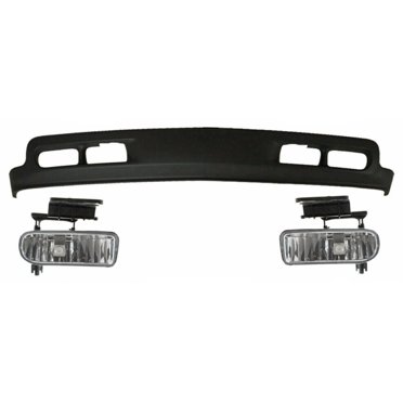 Front Lower Valance Primed W/ Fog Lights – For 99-02 Chevy Silverado, 00-04 Tahoe – Perfect Fit