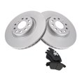 thumbnail image 1 of Geelife Front Metallic Brake Pad & Coated Rotor Set for TT A3 VW CC GTI Jetta Passat, 1 of 7