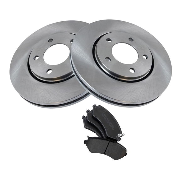 Geelife Front Metallic Brake Pad & Rotor Kit For Chrysler Dodge Minivan