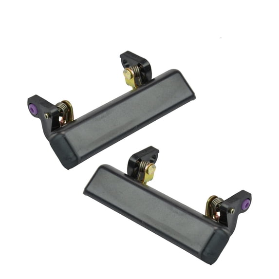 Geelife Front Outside Exterior Door Handles Black Left/Right Pair Set For 86-95 Samurai