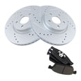 thumbnail image 1 of Geelife Front Posi Ceramic Brake Pad & Performance Rotor Kit w/Chemicals, 1 of 9