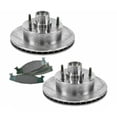 thumbnail image 1 of Geelife Front Premium Posi Ceramic Disc Brake Pads & Rotor Kit For Ford Van, 1 of 10