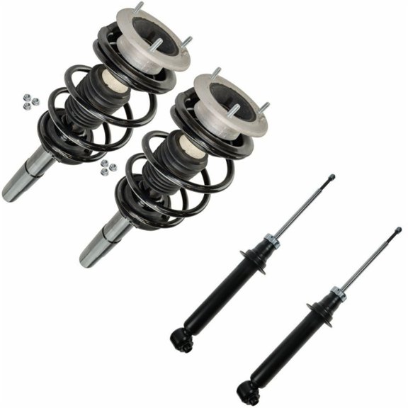 Geelife Front Quick Complete Strut Assembly Rear Shock Absorber Kit Set 4pc For BMW