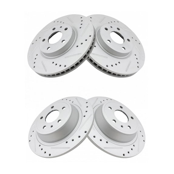 Geelife Front & Rear Brake Performance Rotor Kit For 13-20 Fusion 13-16 MKZ Hybrid