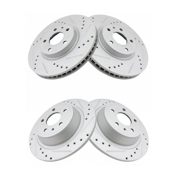 Geelife Front & Rear Brake Performance Rotor Kit For 13-20 Fusion 13-16 MKZ Hybrid