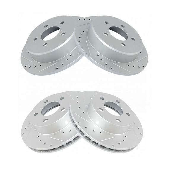 Geelife Front & Rear Brake Performance Rotor Kit for Explorer Mountaineer