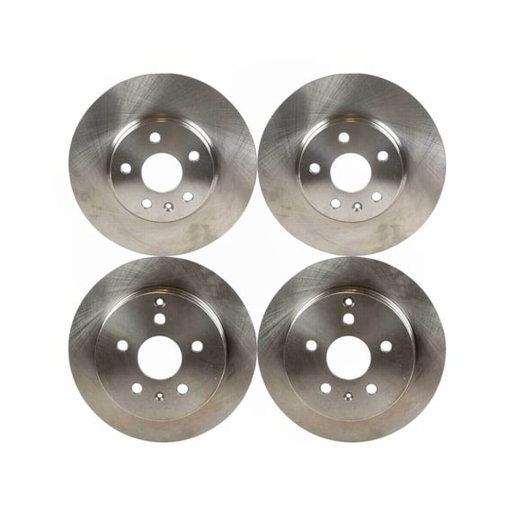 Geelife Front & Rear Brake Rotors Set of 4 For Chevrolet 10-17 Equinox GMC 10-17 Terrain