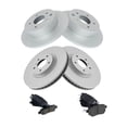 thumbnail image 1 of Geelife Front & Rear Ceramic Brake Pad & Coated Rotor Kit w/Fluids for Nissan Maxima, 1 of 9