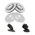 thumbnail image 1 of Geelife Front & Rear Ceramic Brake Pad & Performance Rotor Kit Mercury, 1 of 9