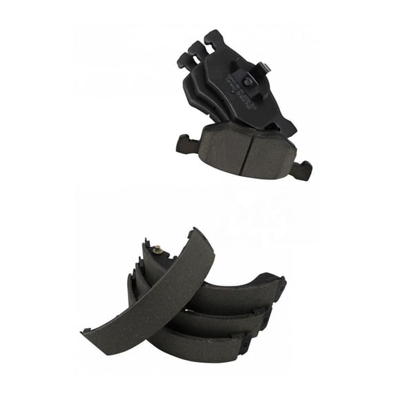 Geelife Front & Rear Ceramic Disc Brake Pad Kit For Ford Mazda Mercury SUV