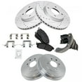 thumbnail image 1 of Geelife Front & Rear Ceramic Disc Brake Pad Rotor & Drum Kit w/Chemicals For Nissan, 1 of 11