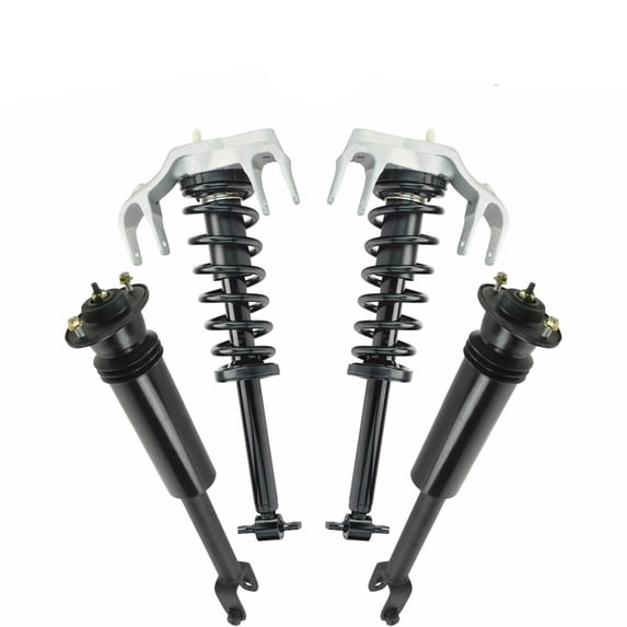 Geelife Front Rear Complete Quick Loaded Strut Spring Assembly Shock Absorber Kit 4pc