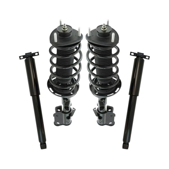 Geelife Front Rear Complete Quick Loaded Strut Spring Assembly Shock Absorber Kit