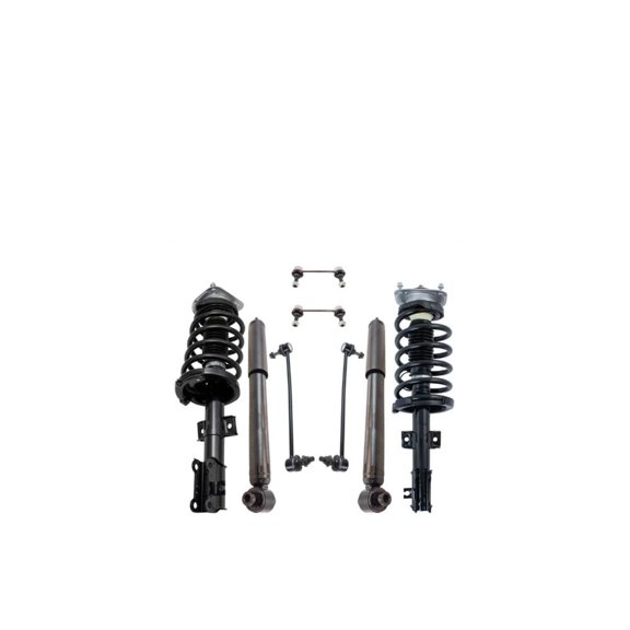 Geelife Front Rear Complete Quick Loaded Strut Spring Assembly Shock Sway Link Kit