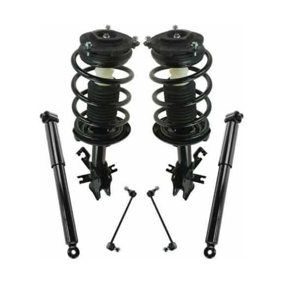 Geelife Front Rear Complete Strut Spring Assembly Shock Sway Link 6pc Kit For Sentra