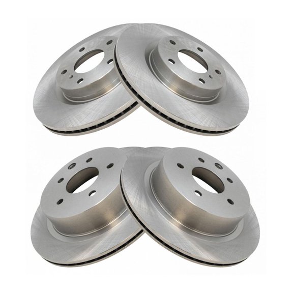 Geelife Front & Rear Disc Brake Rotor Kit For 03-04 INFINITI G35 03-05 Nissan 350Z Z33