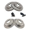 thumbnail image 1 of Geelife Front & Rear Posi Ceramic Brake Pad & Rotor Kit For Honda 99-00 Civic Coupe Si, 1 of 7