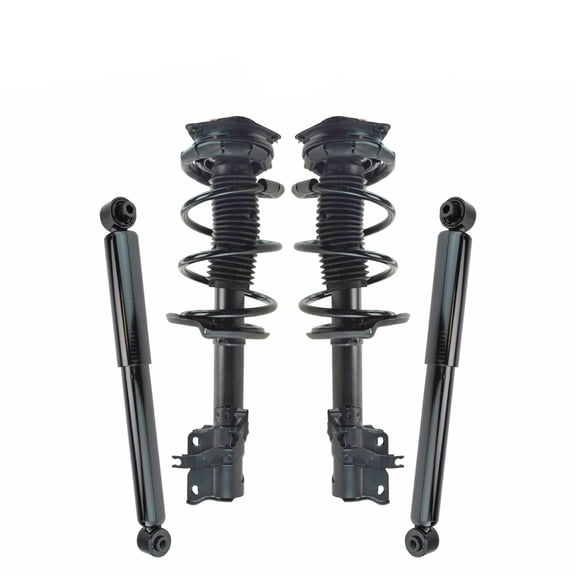 Geelife Front Rear Quick Complete Loaded Strut Spring Assembly Shock 4pc For 08-12 Rogue