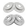 thumbnail image 1 of Geelife Front & Rear Replacement Brake Performance Rotor Kit for CT200h Prius, 1 of 5