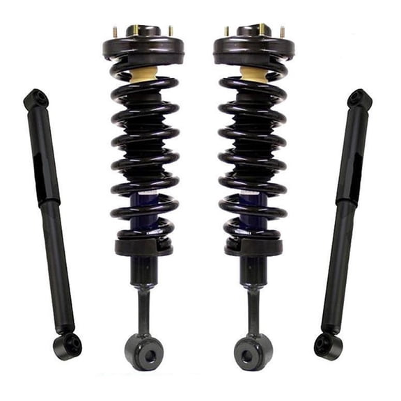 Geelife Front Struts and Rear Chocks Rear Wheel Drive ONLY F150 04-08 & MARK LT 06-08