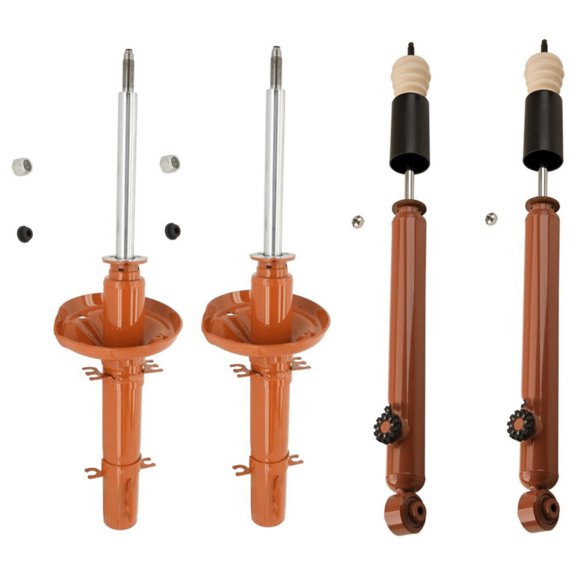 Geelife Front Struts and Rear Shocks AGX Kit For VW 98-10 Beetle 99-06 Golf 99-05 Jetta