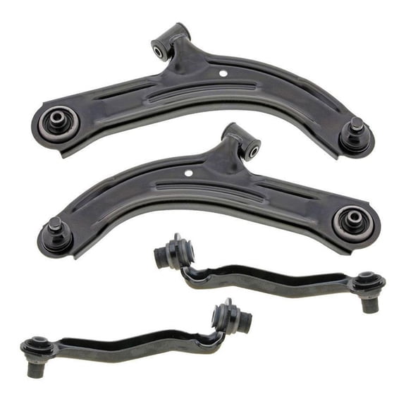 Geelife Front Upper and Lower Control Arms For Nissan 2009-2014 Cube 2007-2012 Versa