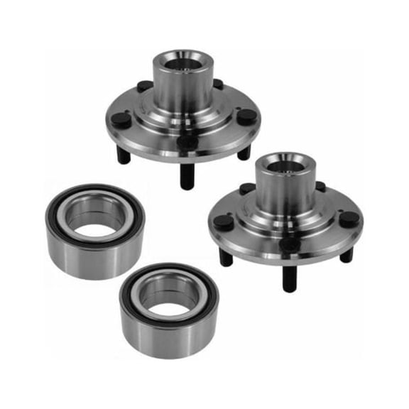 Geelife Front Wheel Hub Bearing Kit LH RH Pair For 2008-2015 Acura Honda