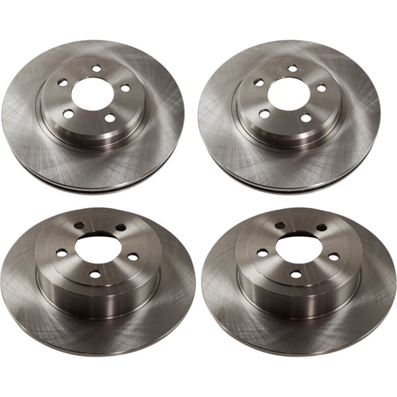 Geelife Front and Rear Disc Brake Rotors For 2006-2020 Dodge Charger 320mm Front Disc