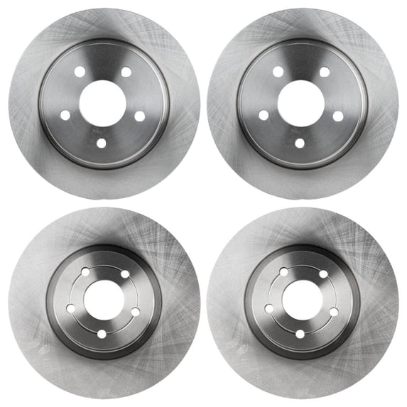 Geelife Front and Rear Disc Brake Rotors For Ford 13-16 Escape 14-18 Transit Connect
