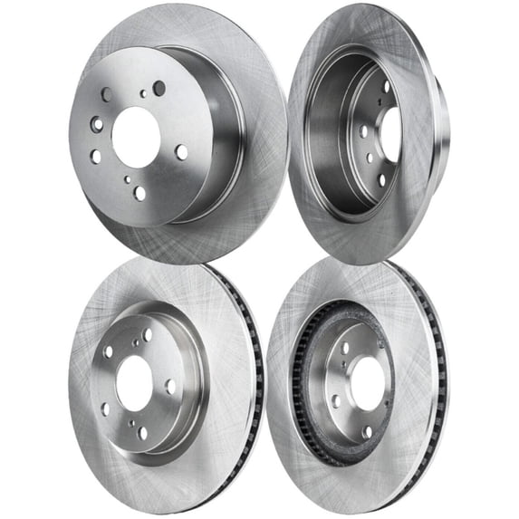Geelife Front and Rear Disc Brake Rotors For Lexus ES300h ES350 Toyota Avalon Camry