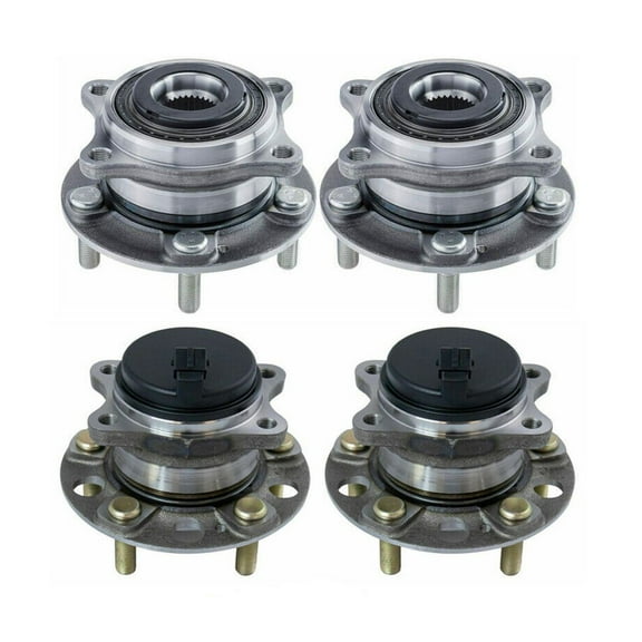 Geelife Front and Rear Wheel Hub Bearings Set of 4 for Hyundai Sonata Tucson Kia Optima