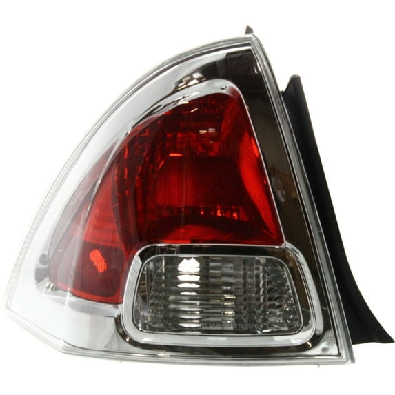 Geelife Halogen Tail Light For 2006-09 Fusion Sedan Left Clear & Red Lens