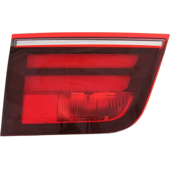 Geelife Halogen Tail Light For BMW 2011-2013 X5 Left Inner Clear & Red Lens w/ Bulb(s)