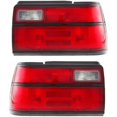 thumbnail image 1 of Geelife Halogen Tail Light Set For Toyota 1991-1992 Corolla Clear/Red Lens w/ Bulbs 2Pcs, 1 of 9