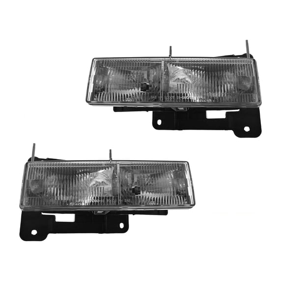 Geelife Headlamps Headlights Left & Right Set of 2 For GMC pickup Truck