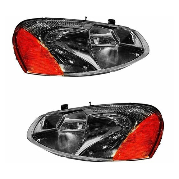 Geelife Headlight Assembly Set For Chrysler 2001-2003 Sebring Dodge 2001-2006 Stratus