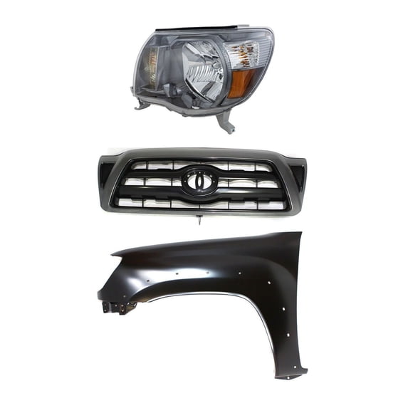 Geelife Headlight Driving Head light Headlamp Kit Driver Left Side Hand for Tacoma 05-11